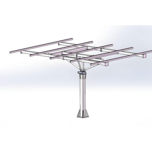 Dual Axis-40P: 40-Panel Dual Axis Solar Power Tracker