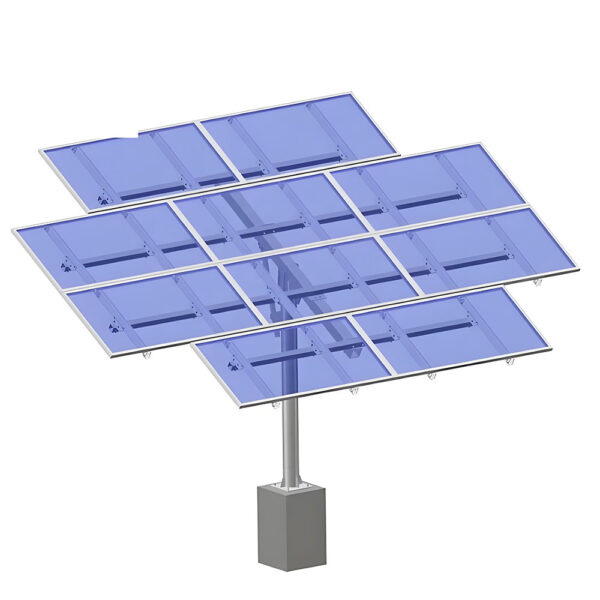 Horizontale Einzelachse: Horizontales Solar-Tracker-System