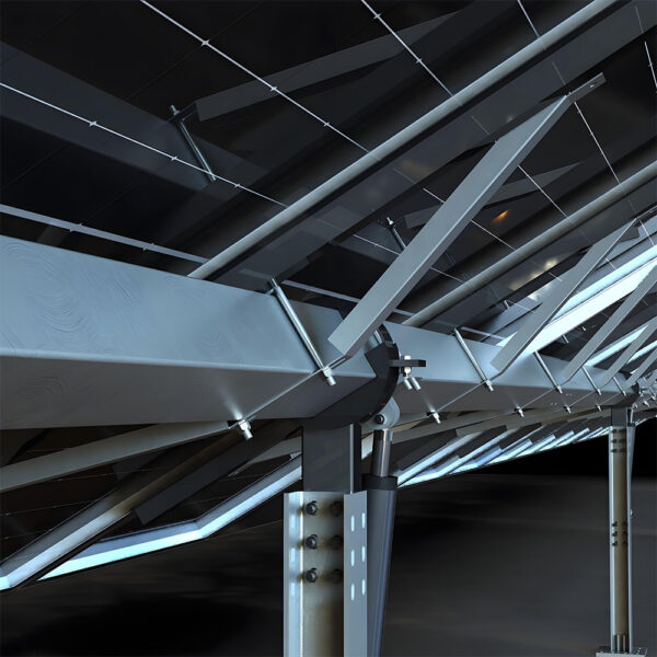 Single Axis-20P: 20-Panel Solar PV Tracking Mount – Bild 5