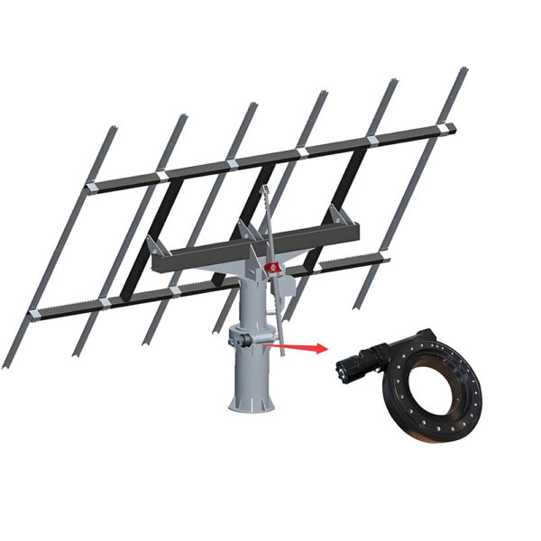 Single Axis-30P: Soporte de seguimiento para 30 paneles solares