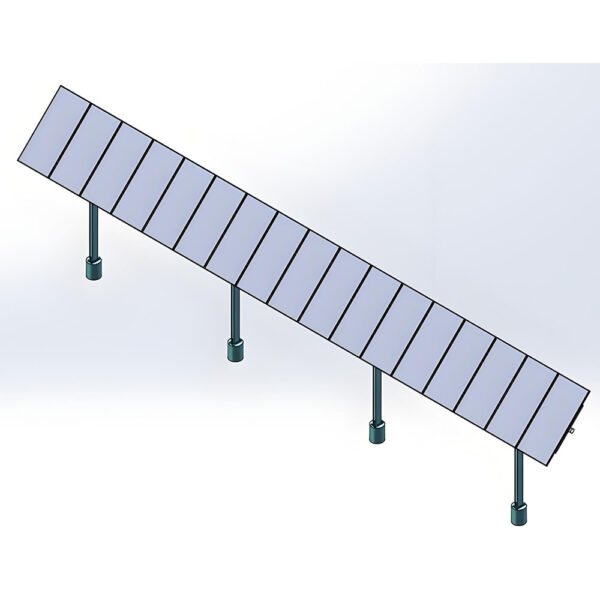 Single Axis-40P: 40-Panel Single Axis Solar Mounting – Bild 2