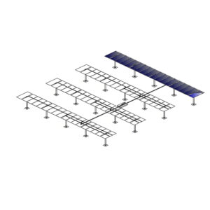 Single Axis-64P: 64-Panel Commercial PV Tracking Rack